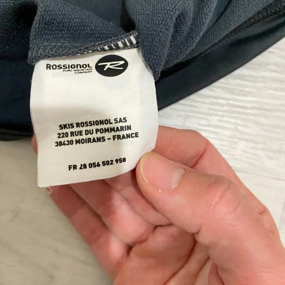 Rossingnol Mens Long Sleeve Top in Dark Slate Ski Layering Shirt Size XL - Picture 15 of 16